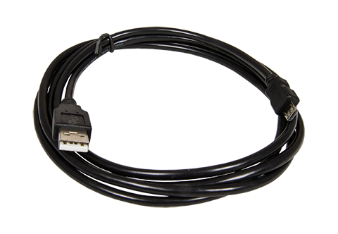 USB Cable (Type A to Type B Micro) (Black, 6ft)
